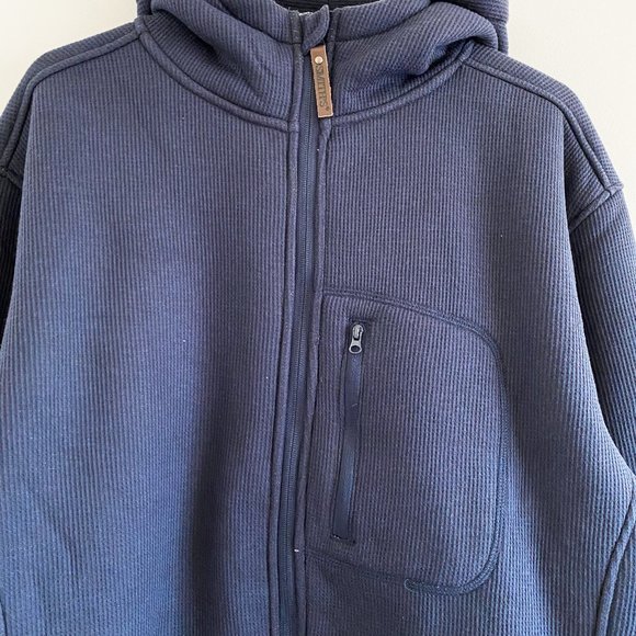 Smith's Workwear Thermal Sherpa Lined Jacket, Hooded, Pockets, Heather Navy, XL - Picture 5 of 12